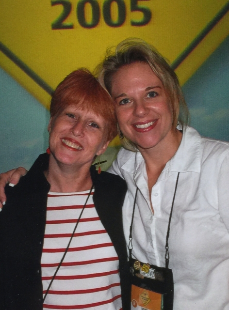 Photo of me and my upline Mimi at the 2005 Stampin' Up! convention.