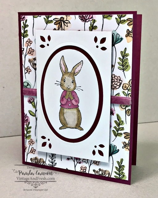 A Fable Friends Bunny Birthday Card - Vintage & Fresh